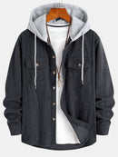 Sudadera de Terciopelo Acanalado