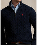 Suéter Polo Tricot Media Cremallera