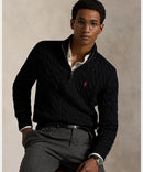 Suéter Polo Tricot Media Cremallera