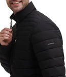Chaqueta de plumas con cremallera completa