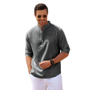 Camisa de cuello mao casual Ascot