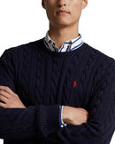 Suéter Polo de Tricot Cuello Redondo