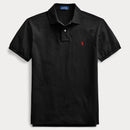 Camisa polo bordada negra