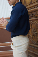 Pantalón de Lino Dioneri Ajuste lateral