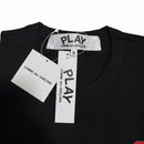 Camiseta "Play Basic" CDG Negra