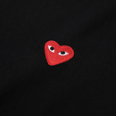 Camiseta "Play Basic" CDG Negra