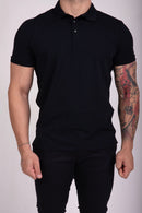 Polo Básica Zirka Negra Slim