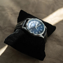 Reloj de Cuero Luminous Blue Steel 41mm